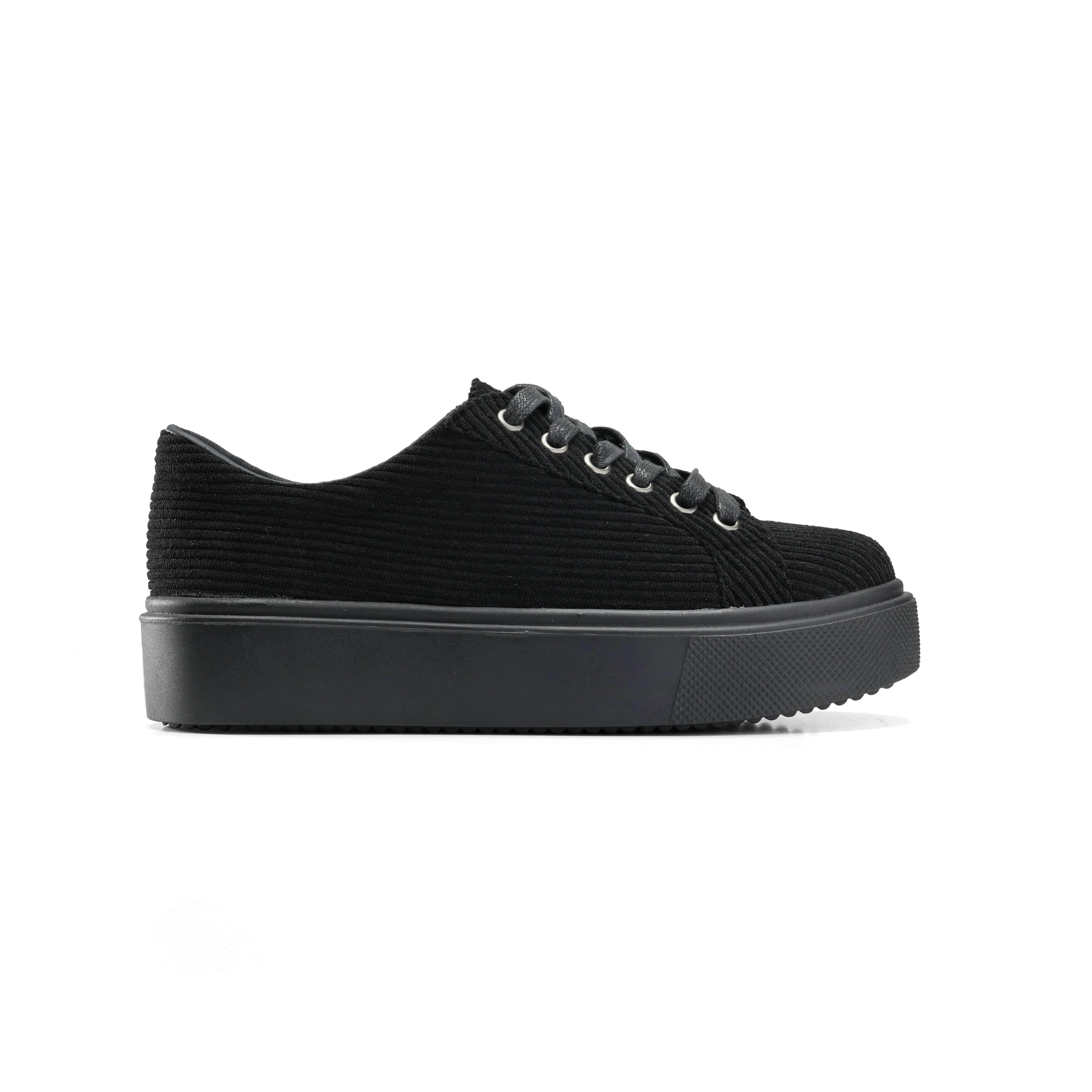 Corduroy Sneakers - Black
