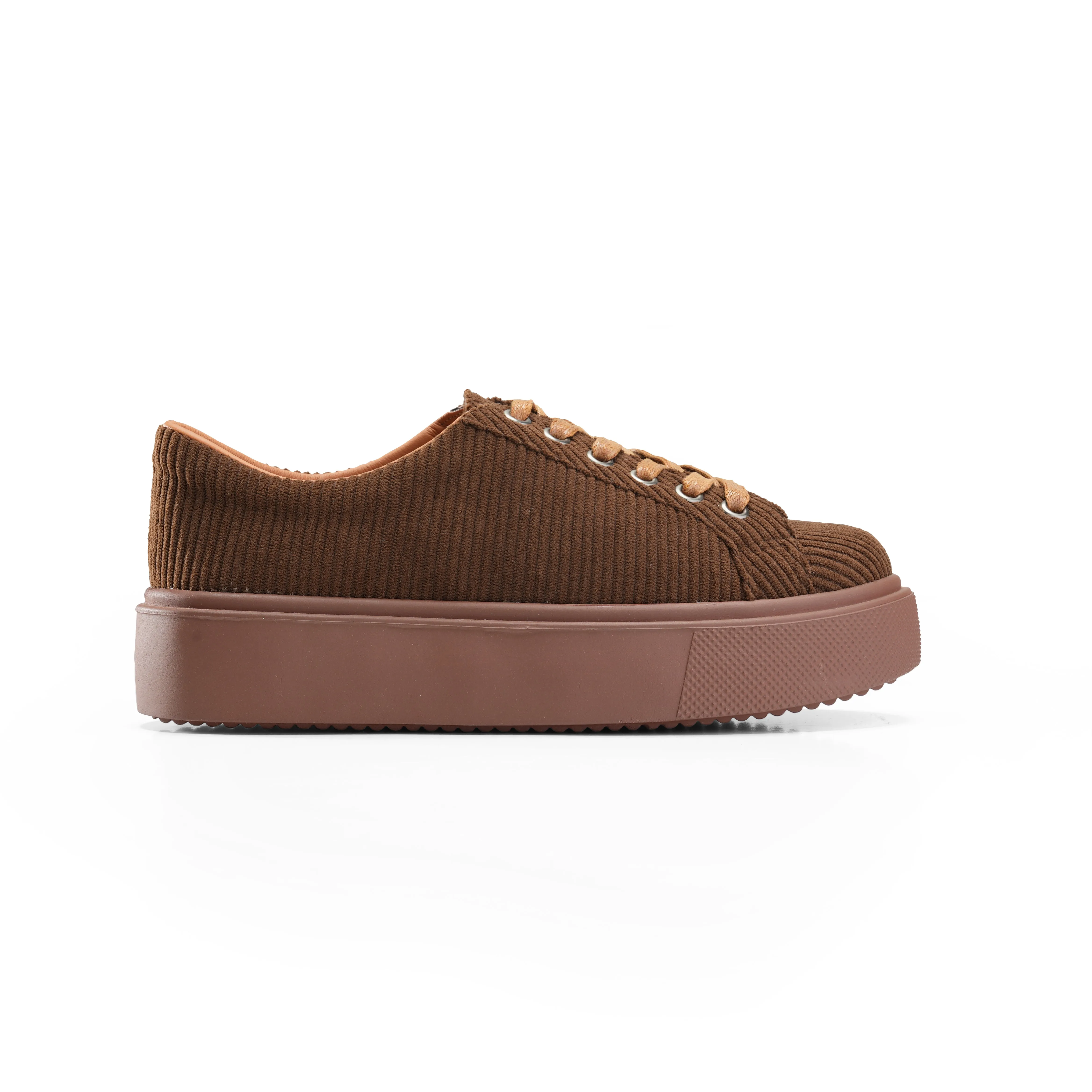 Corduroy Sneakers - Brown