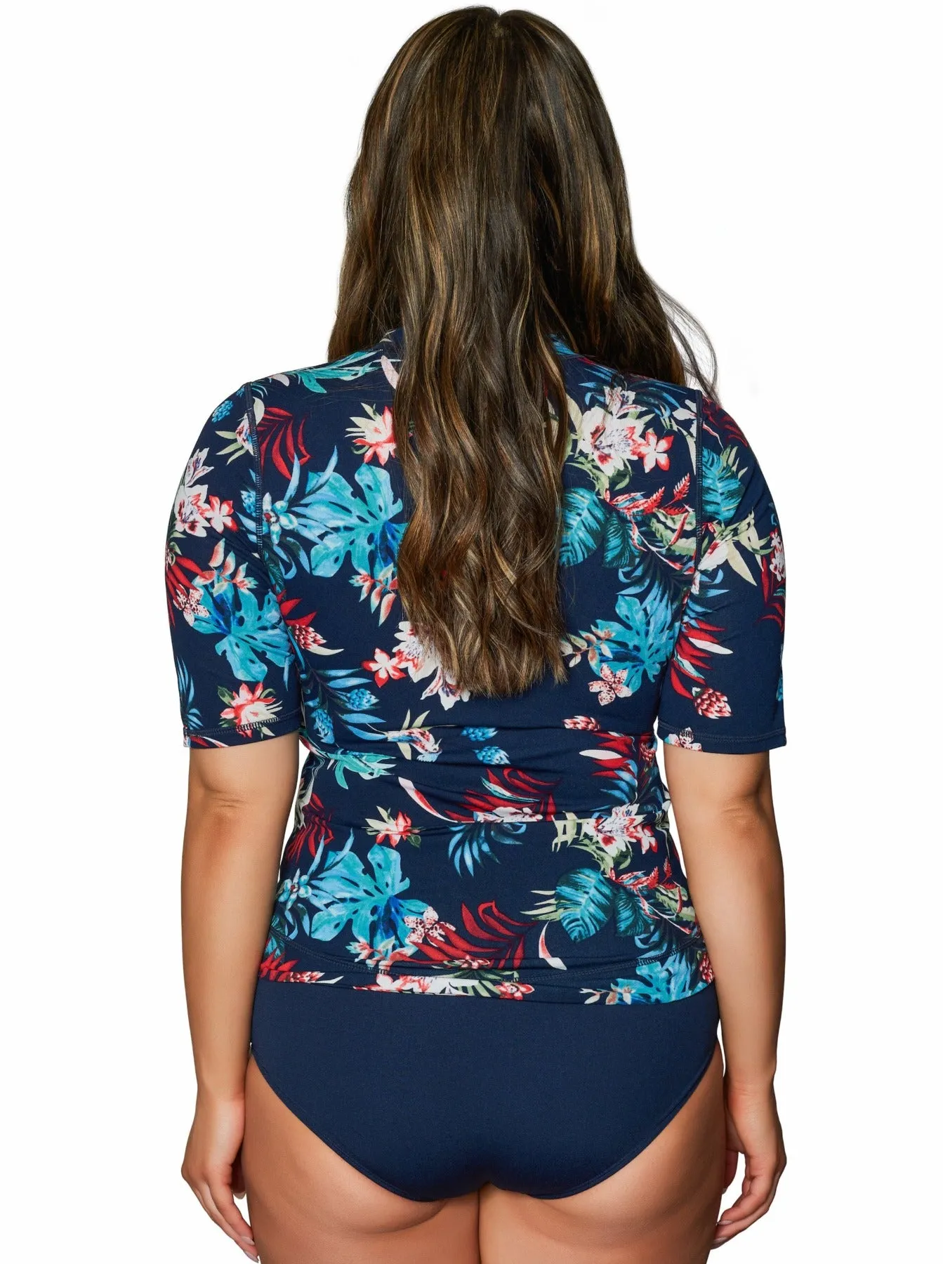 Genevieve Short Sleeve Mastectomy Rash Top - Botanica