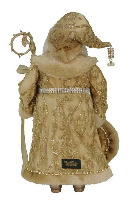 Golden Shimmer Santa