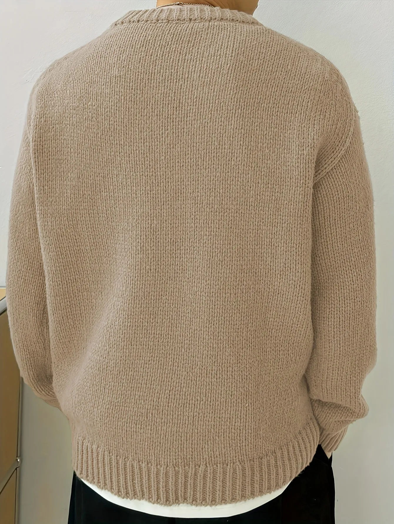 JANVAR | Mens Knitted Pullover with Round Neck