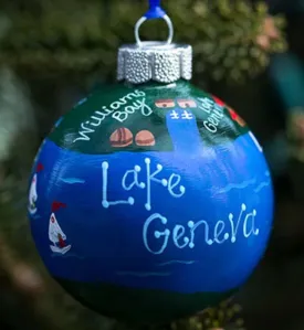 Lake Geneva Summer Ornament