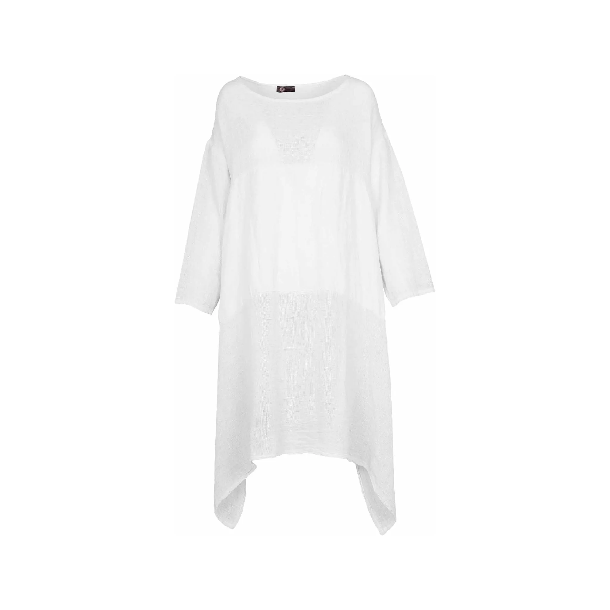 M Made in italy  Women's Woven Long Sleeve Dress