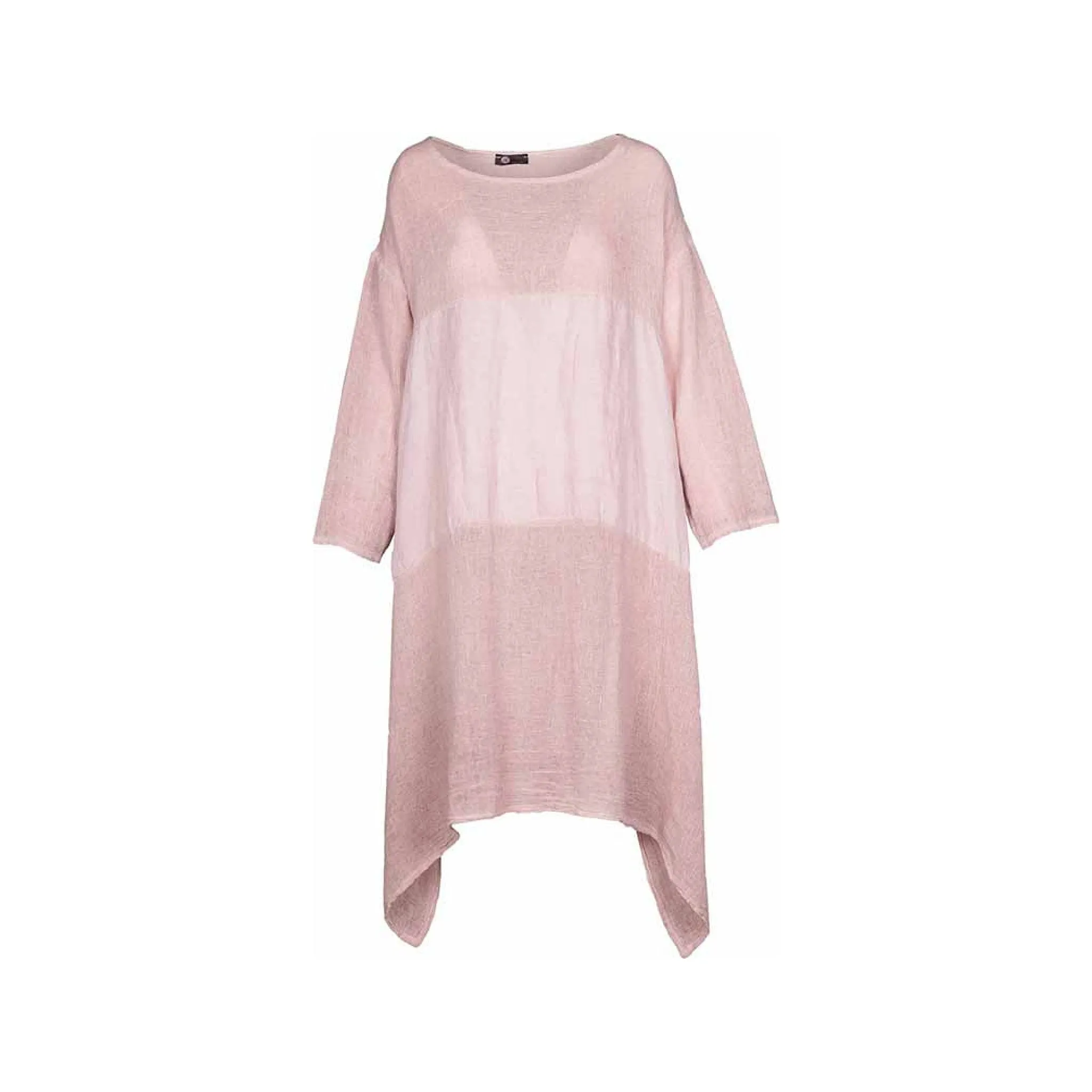 M Made in italy  Women's Woven Long Sleeve Dress