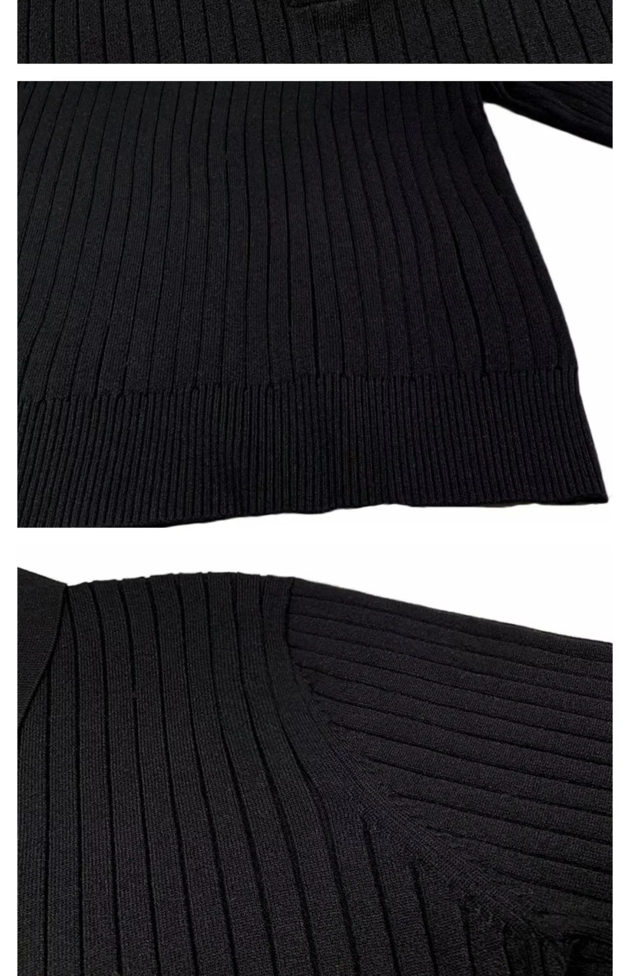 NIVAREN | Autumn Lapel Polo Sweater
