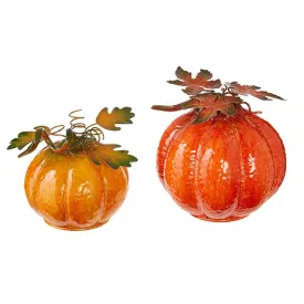 Raz Imports Fall 6.25" Pumpkin, Set of 2