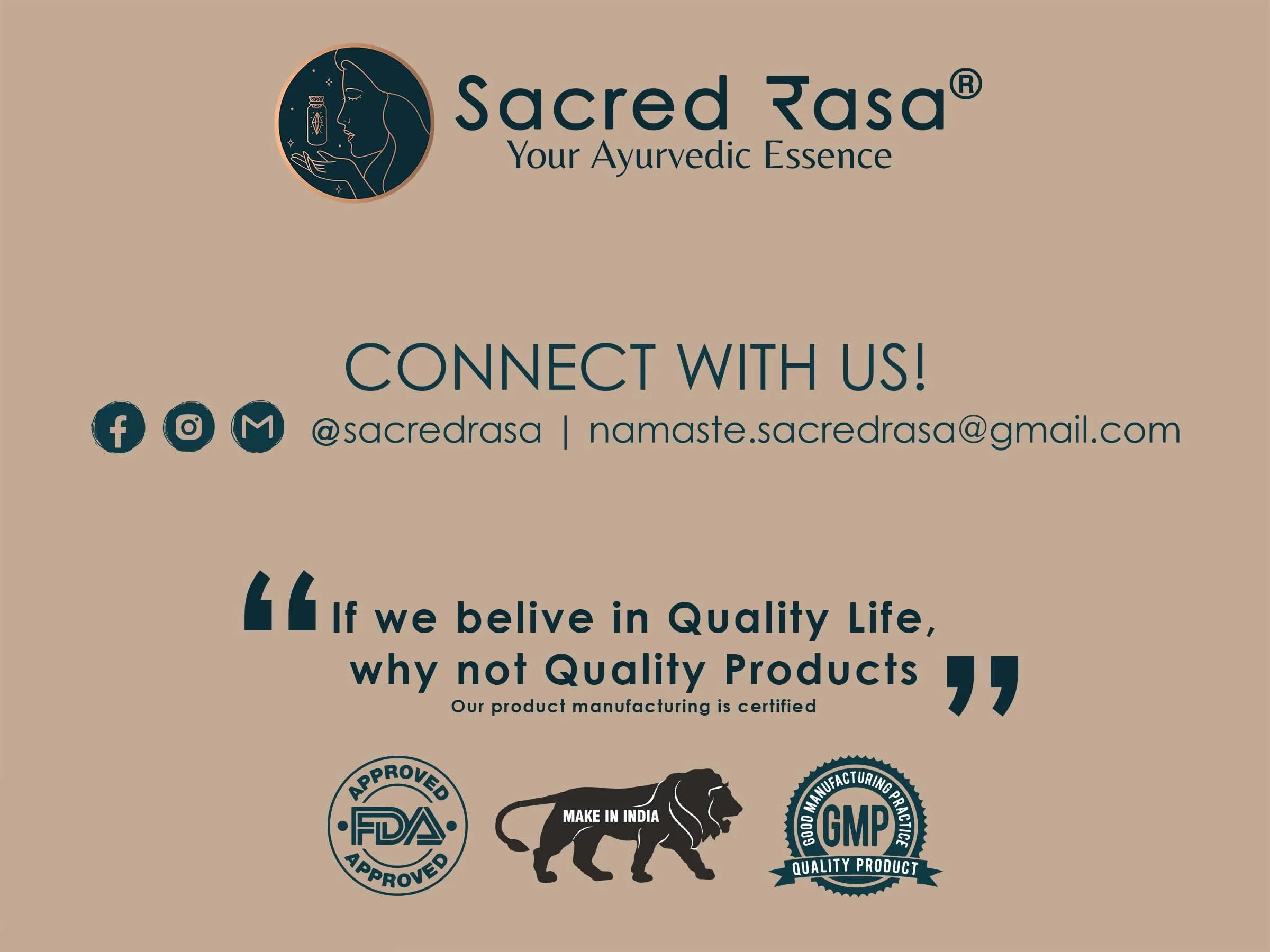 Sacred Rasa Nasya Oil - Anu Taila - 30 Ml