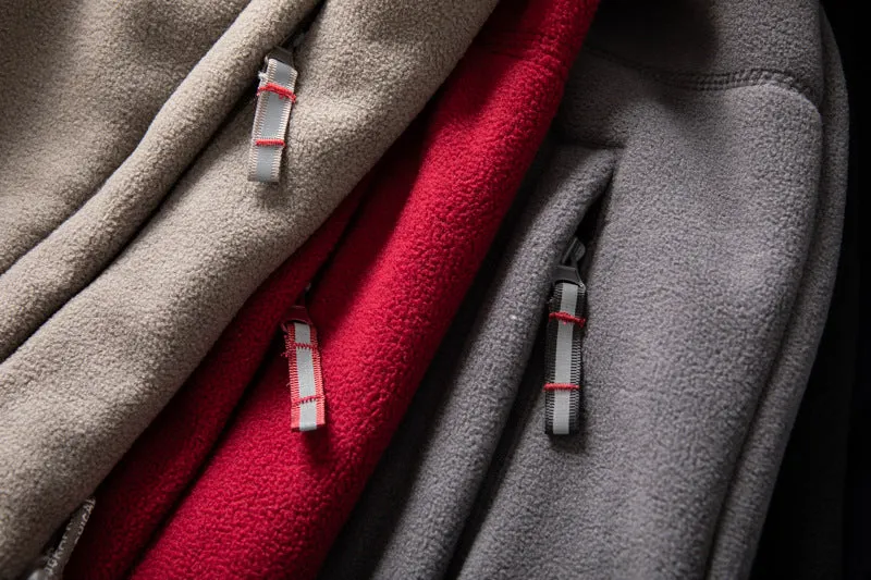 [Seasonal sale]  Double-sided solid fleece pockets Jacket