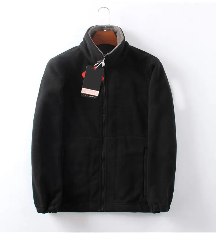 [Seasonal sale]  Double-sided solid fleece pockets Jacket