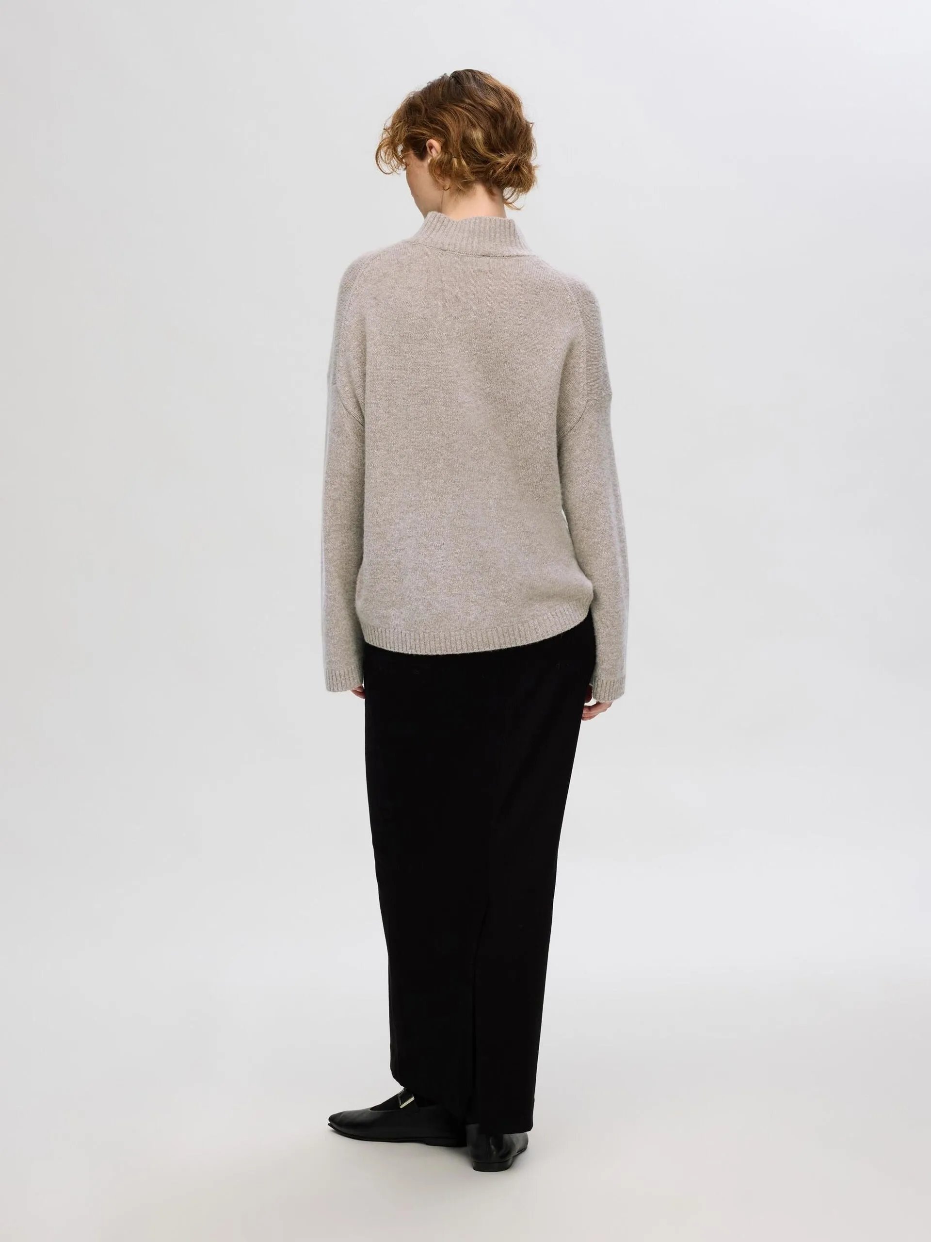 Selected Femme Cille Knit High Neck Sweater