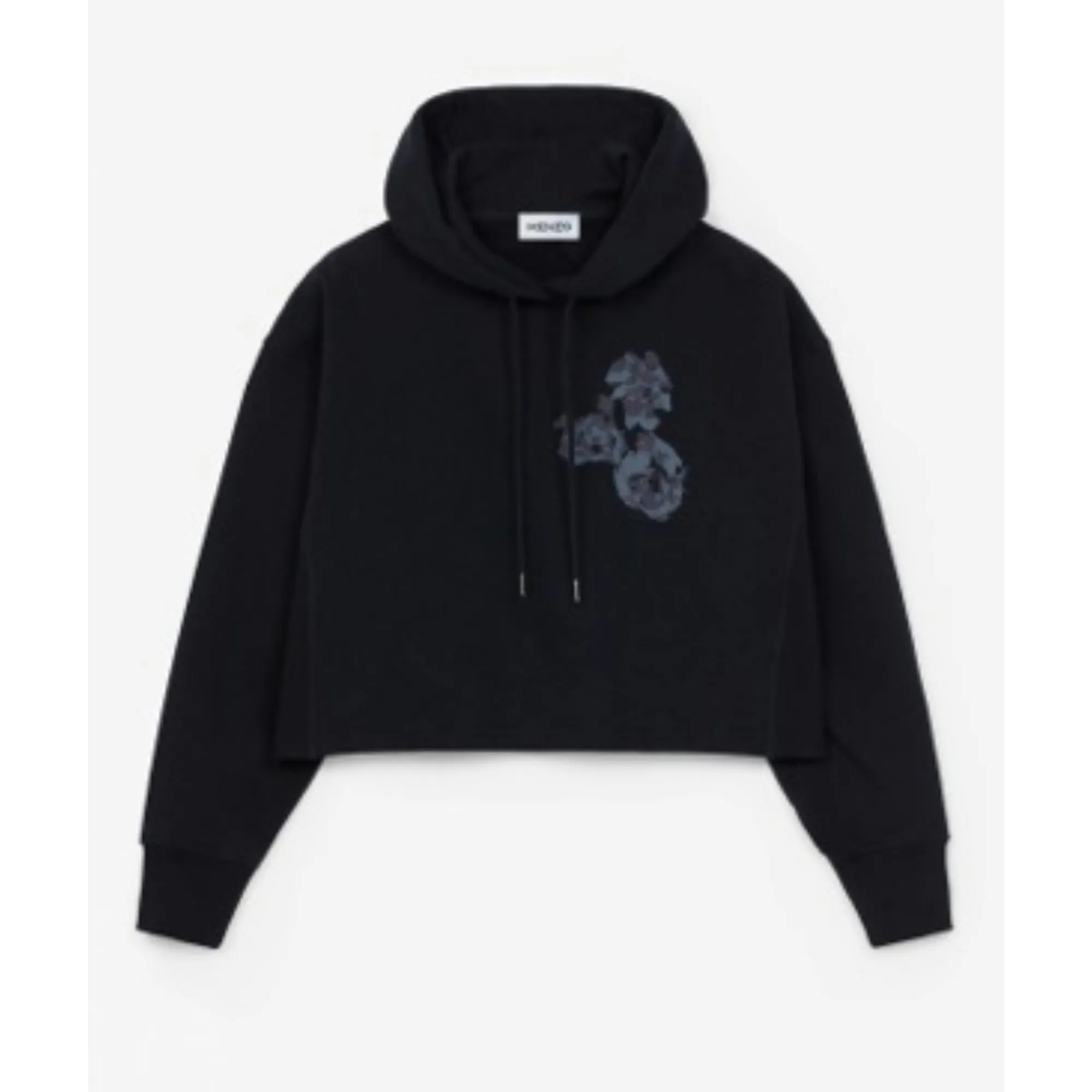 Women Seasonal Graphic Hoodie - Black